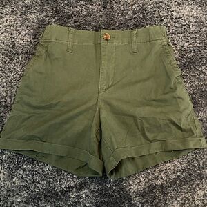 Olive Green High-Waist Women's Shorts from Old Navy, XS